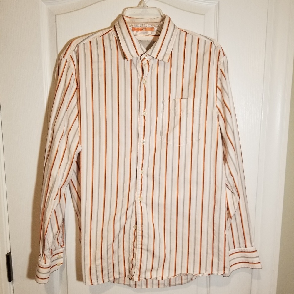 $$$ MENS TOMMY BAHAMA BUTTON DOWN SIZE L